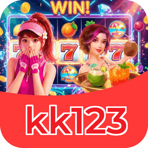 Interface do aplicativo kk123 mostrando jogos disponíveis no iOS e Android